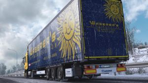 ETS2 Mod: Snowy Waberer’s Skin for KRONE MegaLiner (Image #2)