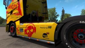 ETS2 Mod: Danger Renault Range T Skin (Image #2)