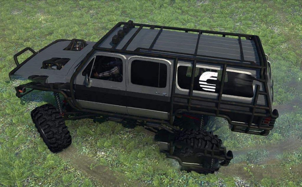 MudRunner Car Mod: 1986 Suburban (lifted af) (Featured)