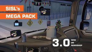 ETS2 Part Mod: SiSL’s Mega Pack V3.1 for ETS2 1.36 (Featured)