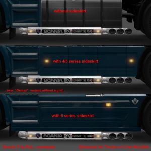 ETS2 Part Mod: Exhausts & Accessories For Trucks V 2.1 1.35.X (Image #2)