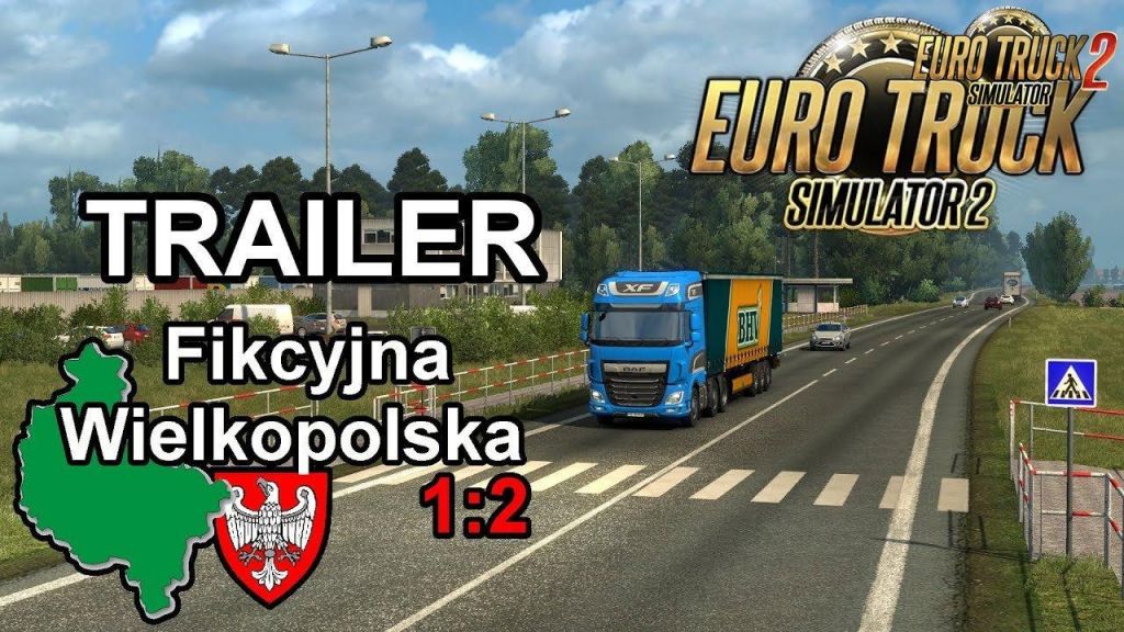 ETS2 Map Mod: Fikcyjna Polska 1:5 V 1.0 1.35.X (Featured)