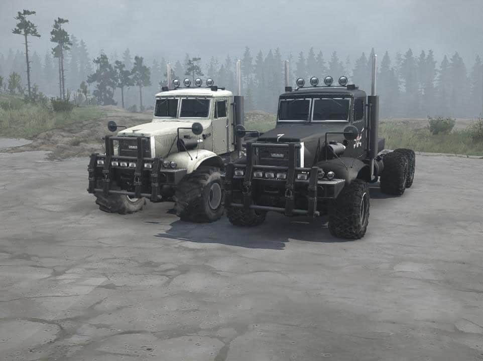 MudRunner Mod: Kraz B1 Truck V2.0 (Featured)