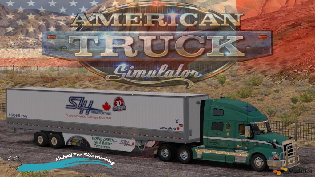 ATS Mod: 50 Skin Pack Scs Volvo Vnl By Muhabzzz 1.34.X (Featured)