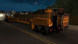 ATS Trailer Mod: Mobile Barrier Mp-Sp Multiplayer 1.34.X (Image #2)