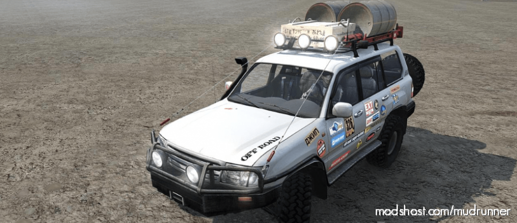 MudRunner Car Mod: Toyota Landcruiser 100 Trophy Pack (Featured)