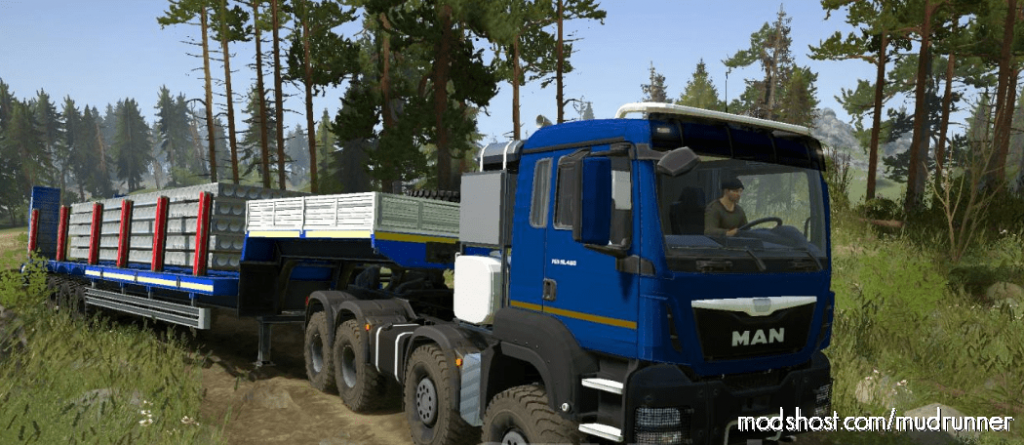 MudRunner Mod: Man TGS-41.480 8×8 Truck (Featured)