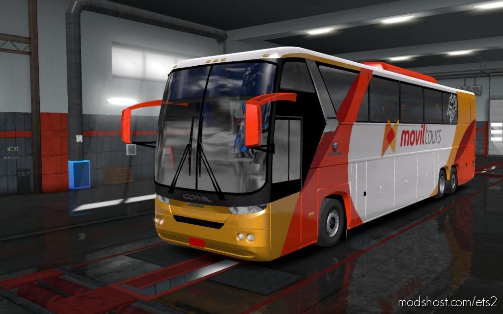 ETS2 Bus Mod: Scania Comil 345 1.35.X (Featured)