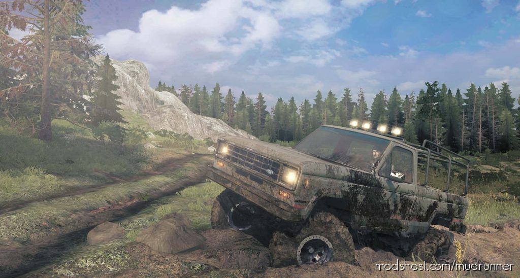 MudRunner Car Mod: 1983 Ford Ranger Xls (Featured)