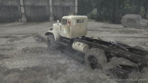 MudRunner Textures Mod: Texture For Kraz 255 “Khaki” V1.1 (Featured)