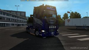 ETS2 Mod: Lasting Og Transport Scania R730 Skin 1.35 (Image #2)