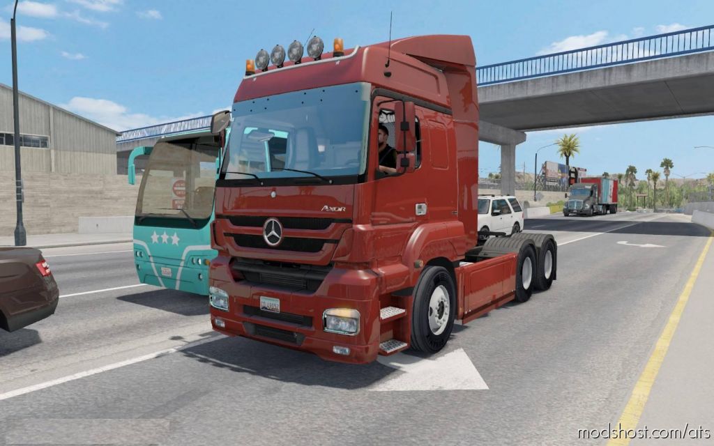 ATS Mod: Mercedes Trucks Megapack 1.31.X (Featured)