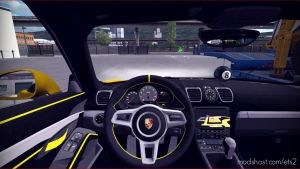 ETS2 Car Mod: Porsche Cayman GT4 1.35.X (Image #2)