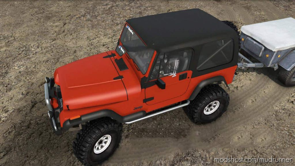 MudRunner Car Mod: 1989 Jeep YJ Wrangler (Featured)