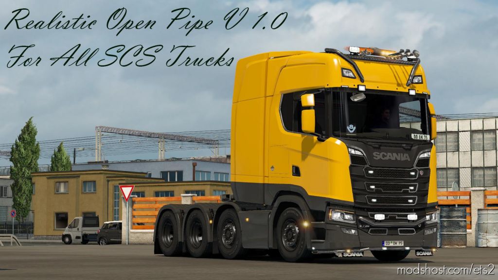 ETS2 Sound Mod: Realistic Open Pipe V 1.7 For All Scs Trucks (Featured)