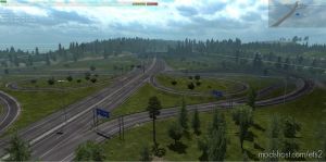 ETS2 Map Mod: Rotterdam Brussel Highway + Calais Duisburg Road Interchange V2.3 (Image #3)