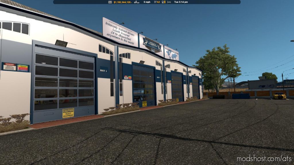 ATS Mod: Uncle D Logistics Vtc Garage Skin 1.33.X (Featured)