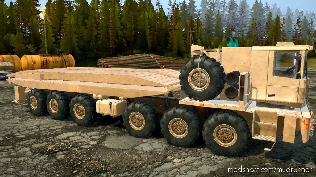 MudRunner Mod: MZKT-79086 Truck (Featured)