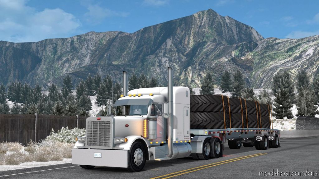 ATS Mod: Trailer Mac 48×102 Aluminum Flatbed V 13.03.19 1.34.X (Featured)