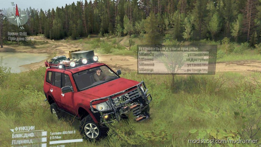 MudRunner Car Mod: Mitsubishi Pajero Sport Mod (Featured)