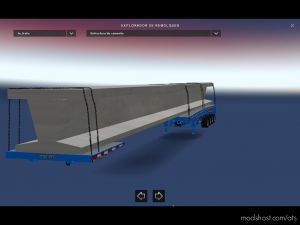 ATS Trailer Mod: Plataforma Con Viga De Concreto (Image #2)