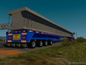 ATS Trailer Mod: Plataforma Con Viga De Concreto (Image #3)