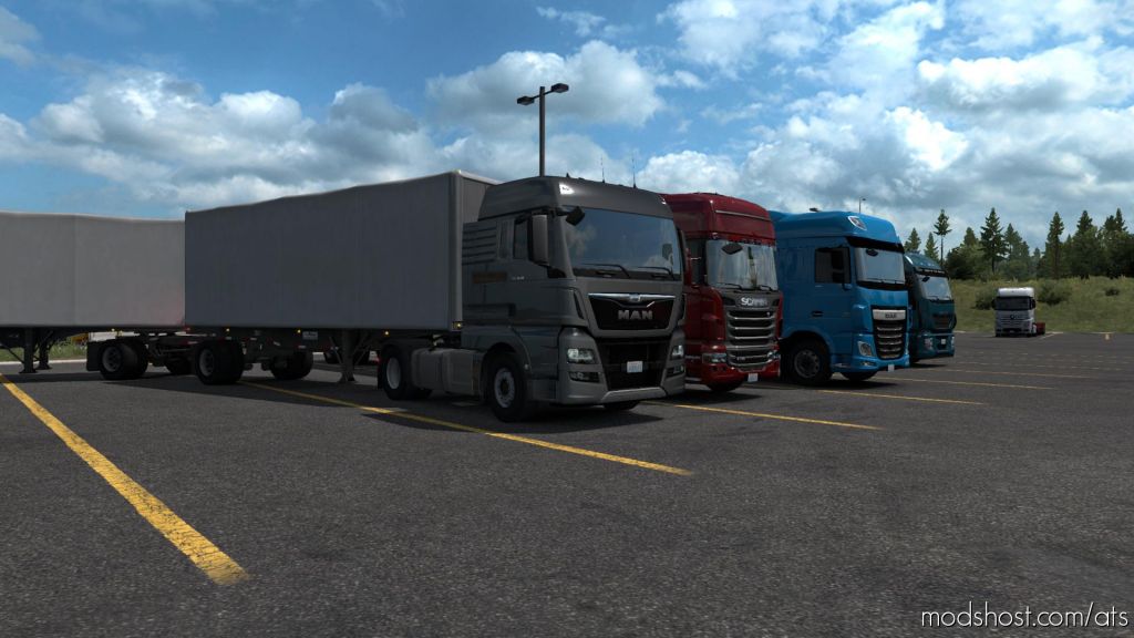 ATS Mod: Ets2 Trucks For Ats 1.35 (Featured)