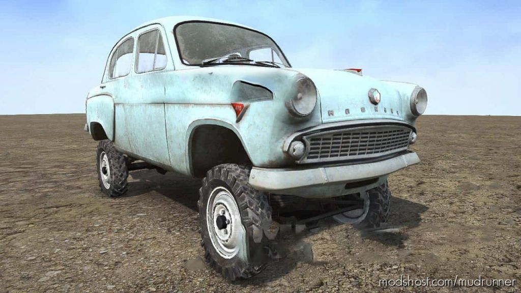 MudRunner Car Mod: Mzma “Moskvich” – 410N (Featured)