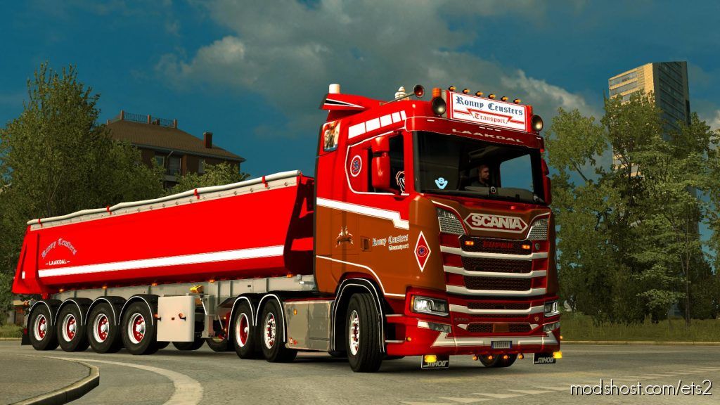 ETS2 Skin Mod: Ronny Ceusters Scania S Low Roof 1.35 (Featured)