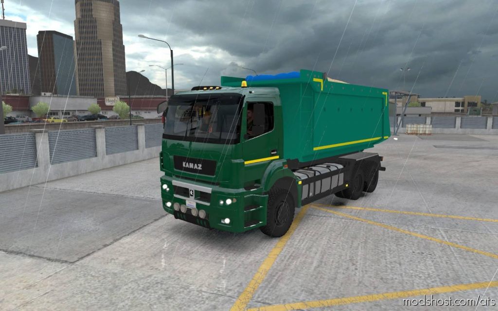 ATS Mod: Kamaz 5490 65206 6580 For Ats (Dump + Bdf Trailer) (Featured)