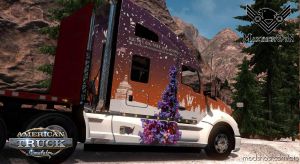 ATS Mod: Whitewood Christmas 2019 Kenworth T680 Skin (Image #3)