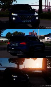 ETS2 Car Mod: Hyundai Santa Fe 2019 1.35.X (Image #2)