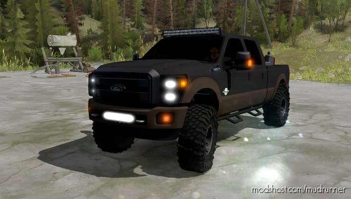 MudRunner Car Mod: 2016 Ford F350 King Ranch Mod (Featured)