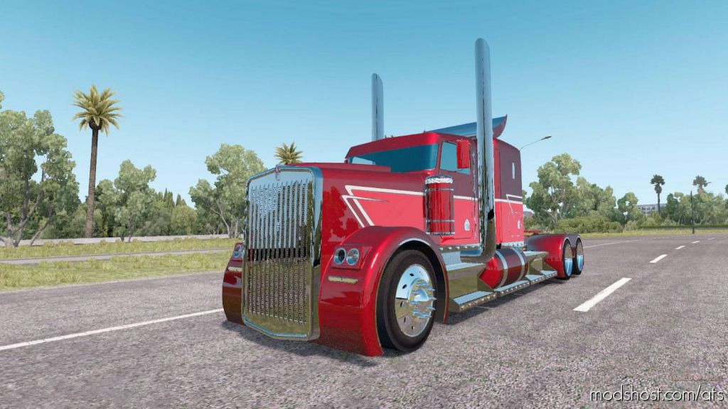 ATS Truck Mod: Kennworth The Phantom + Mirror Fix 1.32 Vr Optimized (Featured)