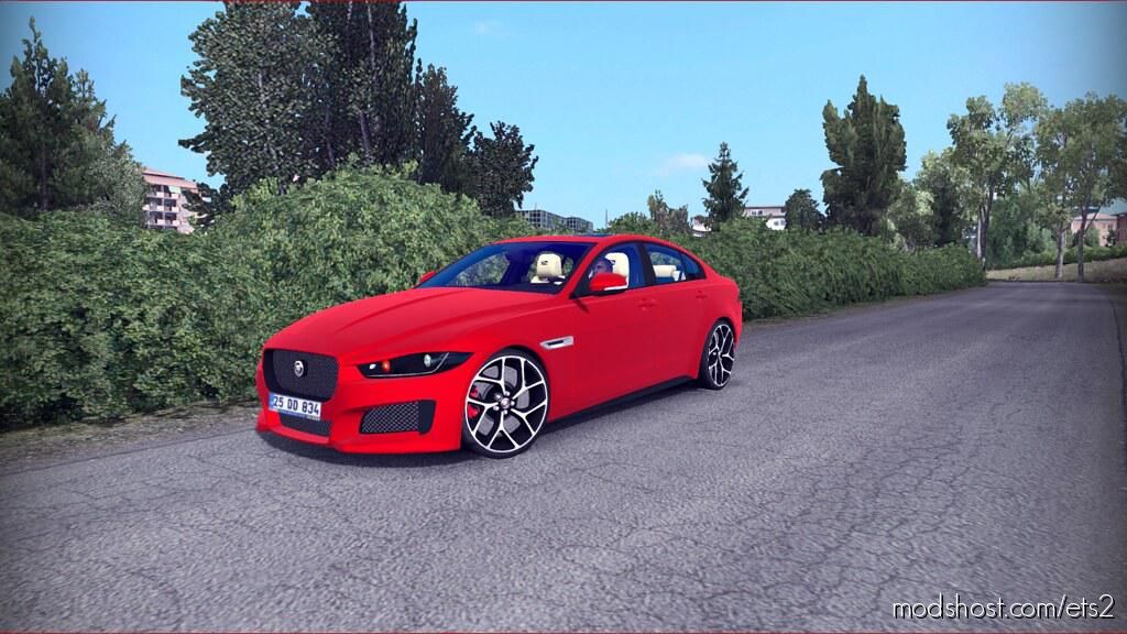 ETS2 Car Mod: Jaguar Xe 1.35.X (Featured)