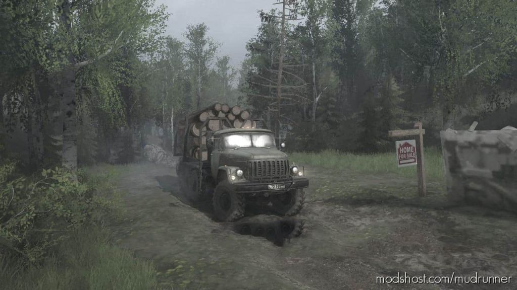 MudRunner Mod: Floresta Do Monte Rocha Map (Featured)