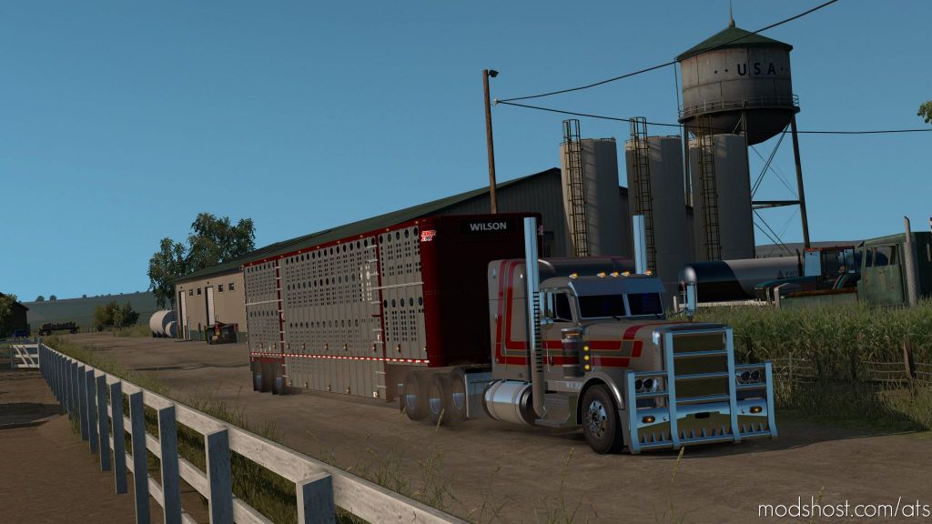 ATS Mod: Trailer Livestock 1.35 (Featured)