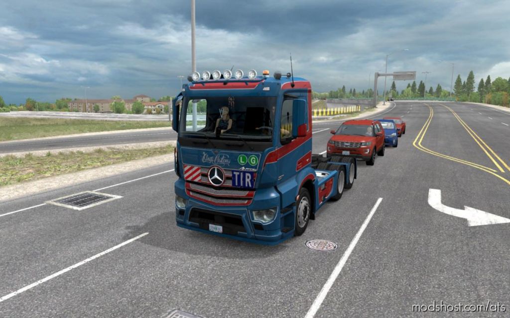 ATS Truck Mod: D3S Mercedes Antos 12 For Ats 1.32.X (Featured)