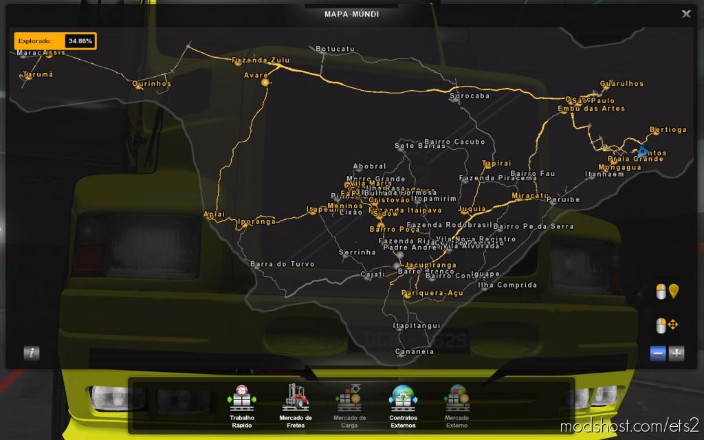 ETS2 Mod: Profile Map Eldorado Pro 1.7.3 1.35 (Featured)