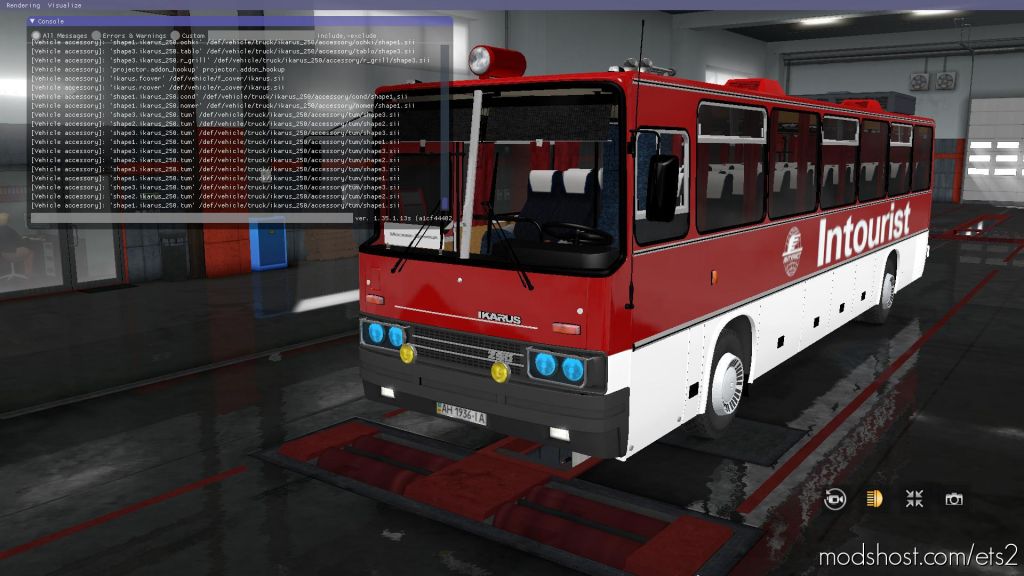 ETS2 Bus Mod: Ikarus 250-59 1.35.X (Featured)