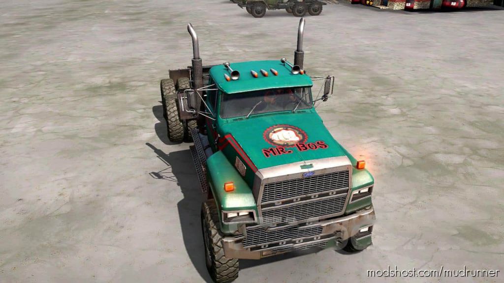 MudRunner Mod: Ford LTL9000 & Western Star 6900XD Truck (Featured)