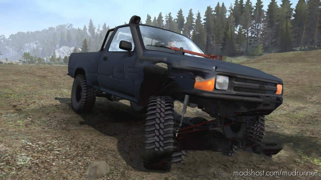 MudRunner Car Mod: Toyota Hilux 1990 (Featured)