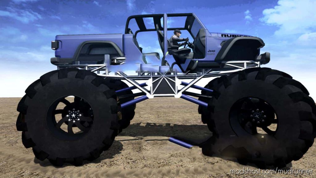 MudRunner Car Mod: 2020 Jeep Gladiator Mega (Featured)