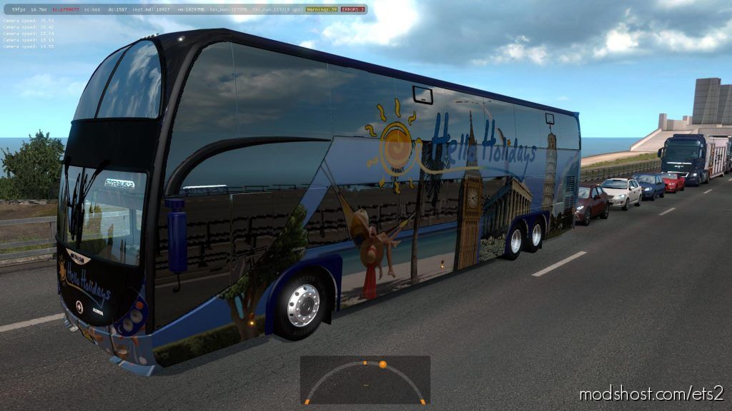 ETS2 Mod: Buses Of Argentinean Companies In Traffic 1.35.X (Featured)