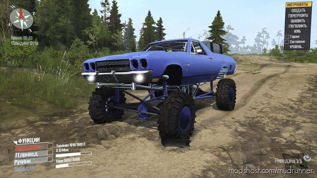 MudRunner Car Mod: Lifted 70 ’Chevy El Camino (Featured)