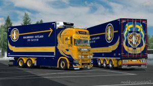 ETS2 Mod: Malmbergs Scania S + Tandem Skin (Image #2)