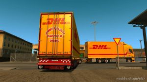 ETS2 Skin Mod: Volvo By Eugene Tandem Dhl Jimmie Karlssons 1.35 (Image #3)