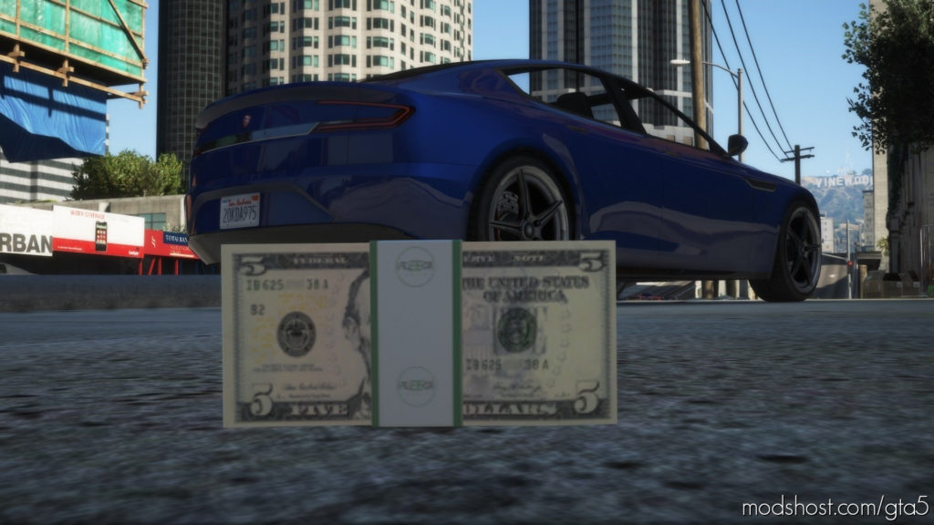 GTA 5 Mod: $5 Dollar Bills (Featured)