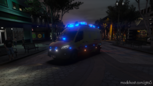 GTA 5 Vehicle Mod: Samur-Ambulance Mercedes Sprinter (Image #4)