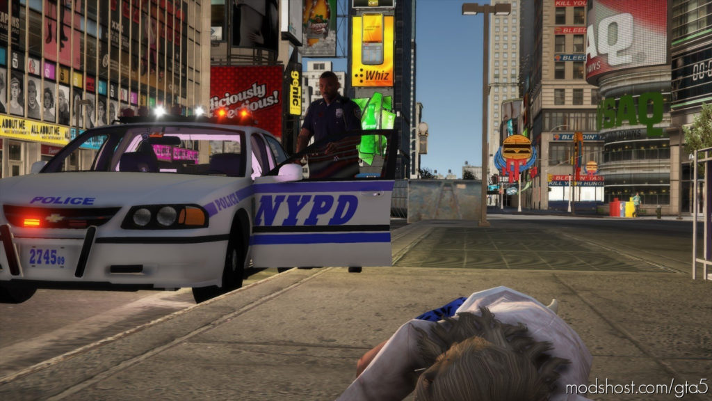 GTA 5 Vehicle Mod: 2003 Nypd Chevrolet Impala Add-On / Fivem (Featured)